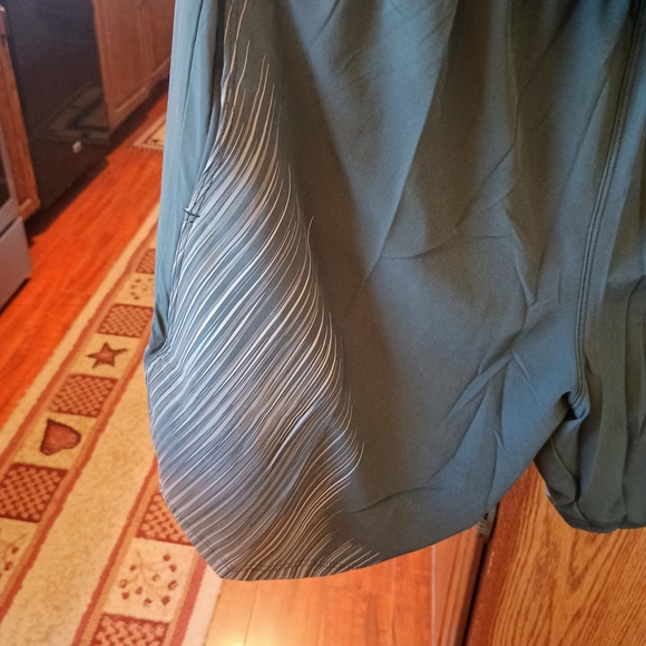 Mizuno Dark Gray Shorts with Orange Accent - Picture 3 of 5